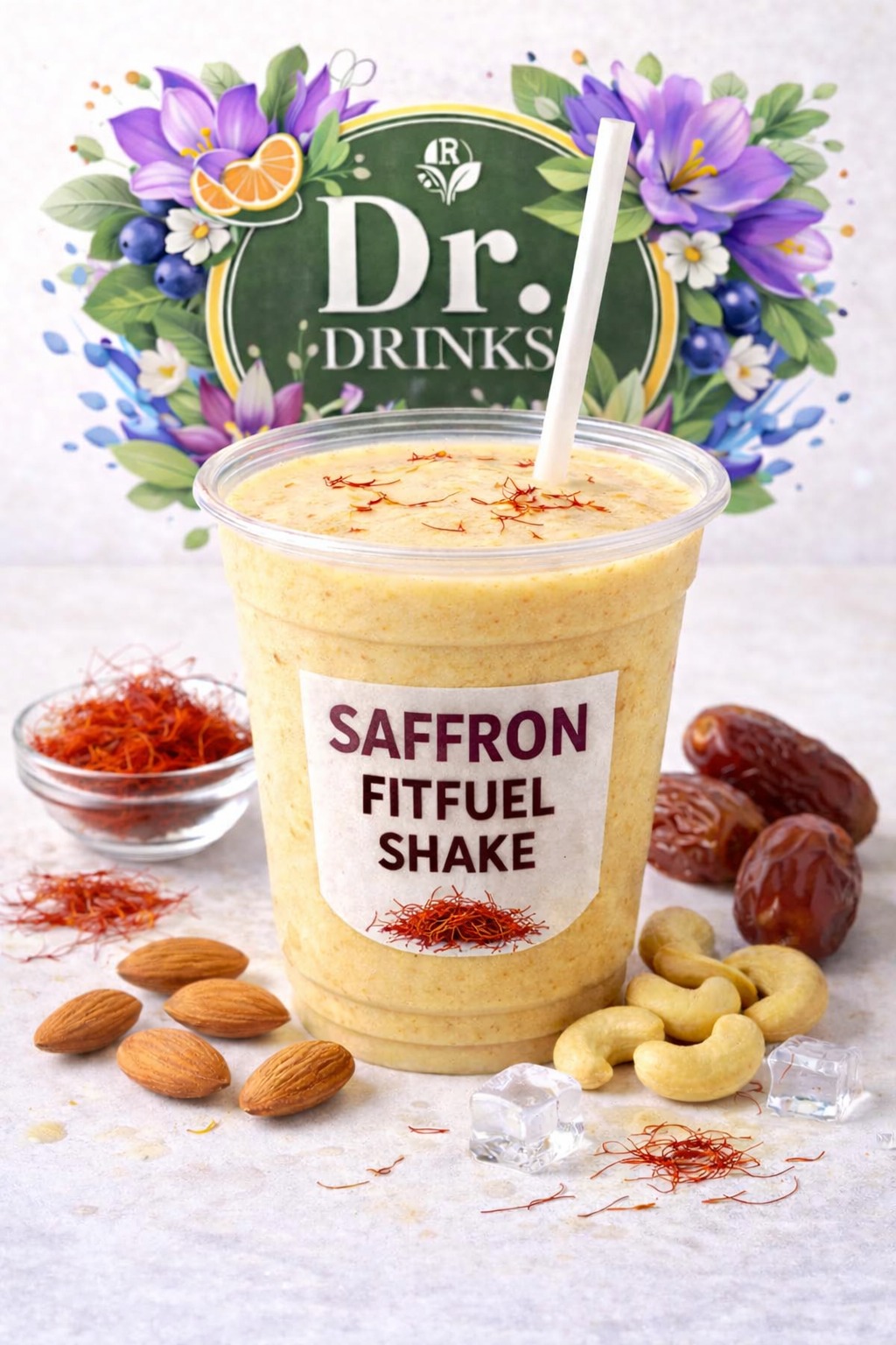Saffron FitFuel Shake — Dr. Drinks premium drink